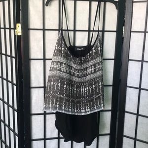 Black & White Tribal Patterned Top